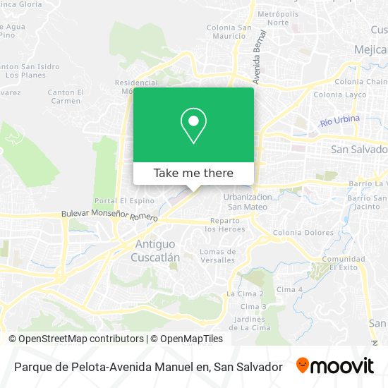 Parque de Pelota-Avenida Manuel en map