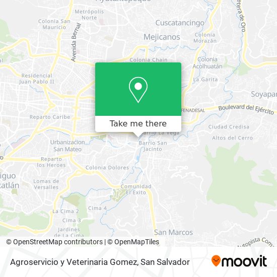 Agroservicio y Veterinaria Gomez map