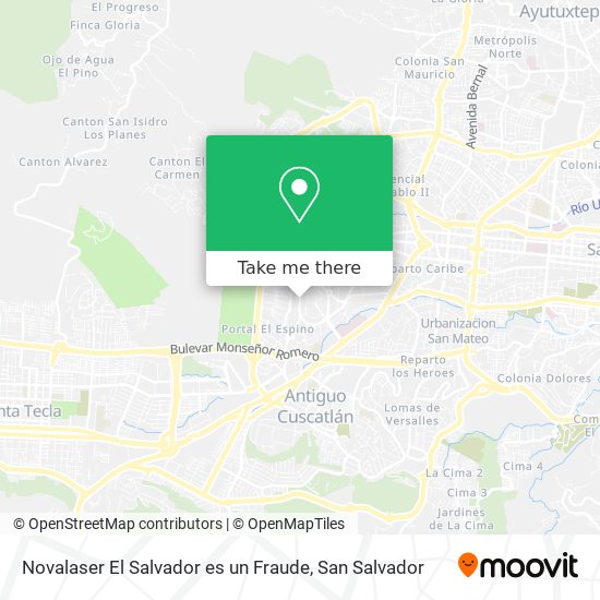 Novalaser El Salvador es un Fraude map