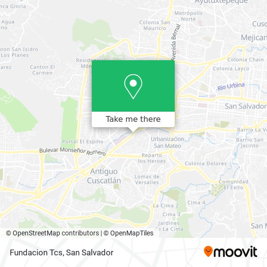 Mapa de Fundacion Tcs