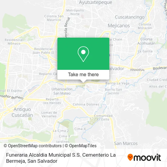 Funeraria Alcaldia Municipal S.S. Cementerio La Bermeja map