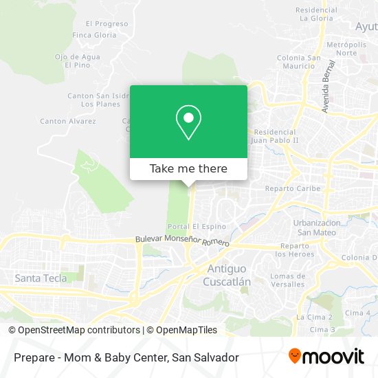 Mapa de Prepare - Mom & Baby Center