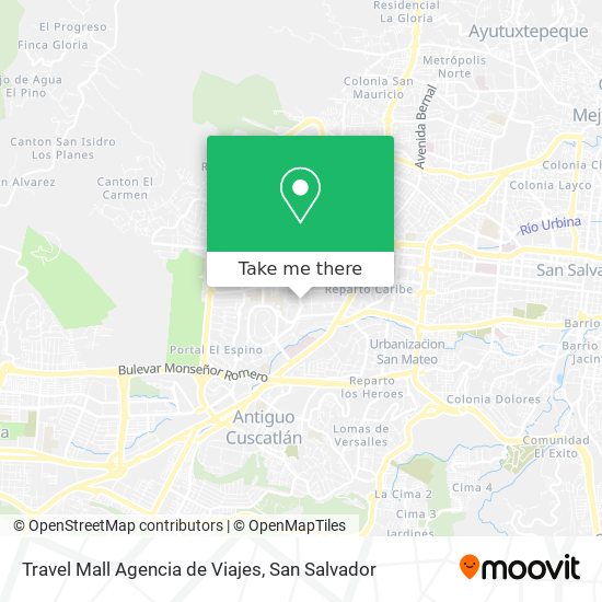 Mapa de Travel Mall Agencia de Viajes