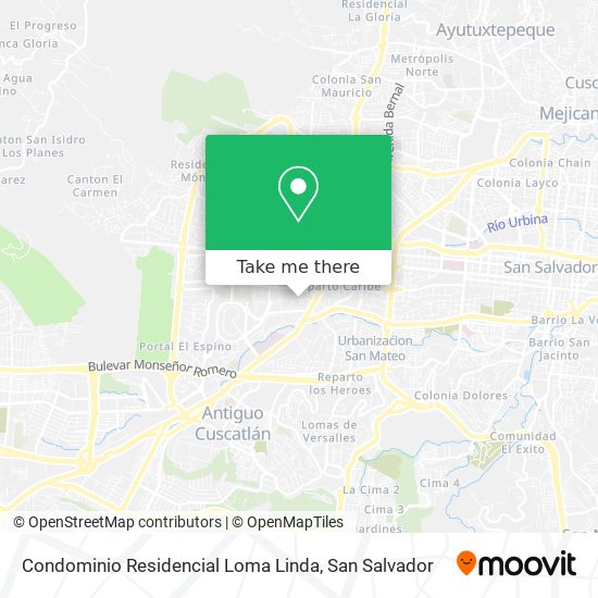 Condominio Residencial Loma Linda map