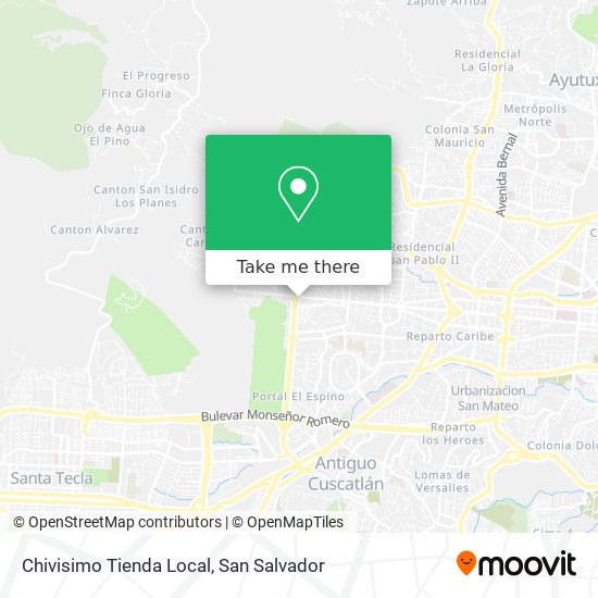 Chivisimo Tienda Local map