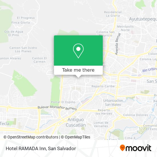 Hotel RAMADA Inn map