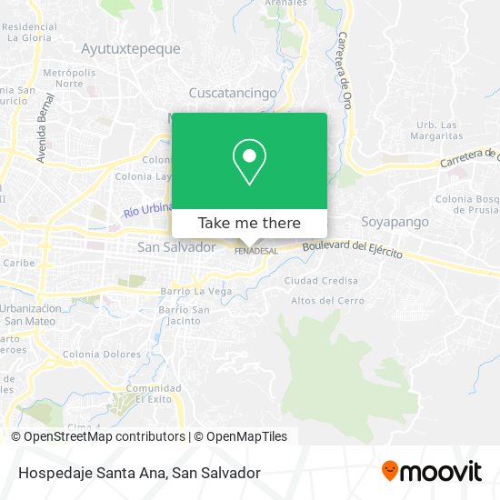 Hospedaje Santa Ana map