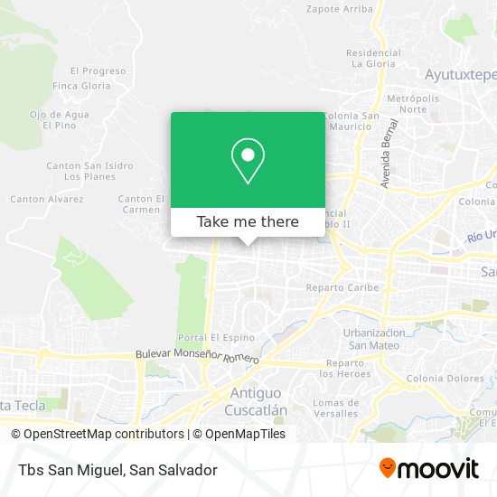 Tbs San Miguel map