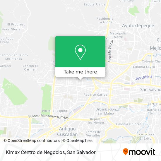 Kimax Centro de Negocios map