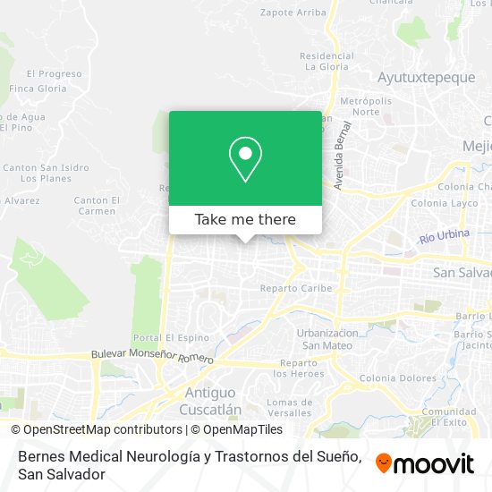 Bernes Medical Neurología y Trastornos del Sueño map