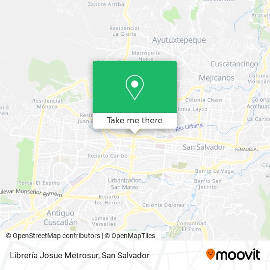 Librería Josue Metrosur map