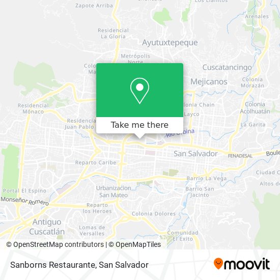 Sanborns Restaurante map