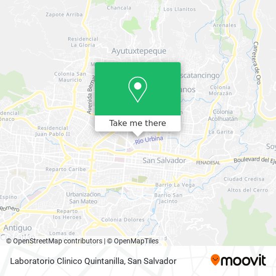 Laboratorio Clinico Quintanilla map