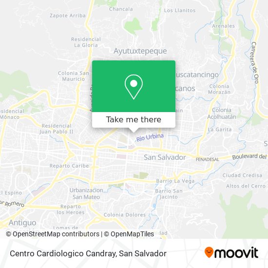 Centro Cardiologico Candray map