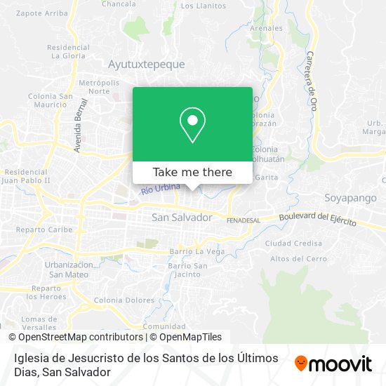 Iglesia de Jesucristo de los Santos de los Últimos Dias map