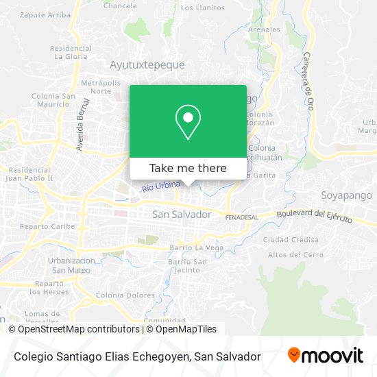 Colegio Santiago Elias Echegoyen map