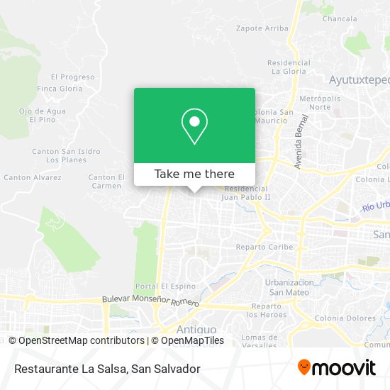 Restaurante La Salsa map