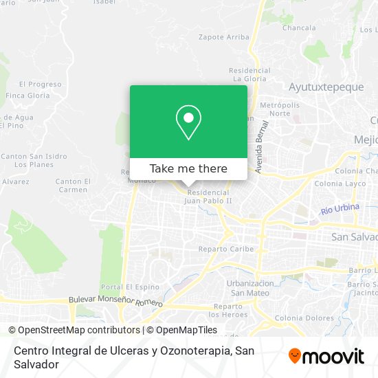 Centro Integral de Ulceras y Ozonoterapia map