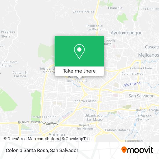 Colonia Santa Rosa map
