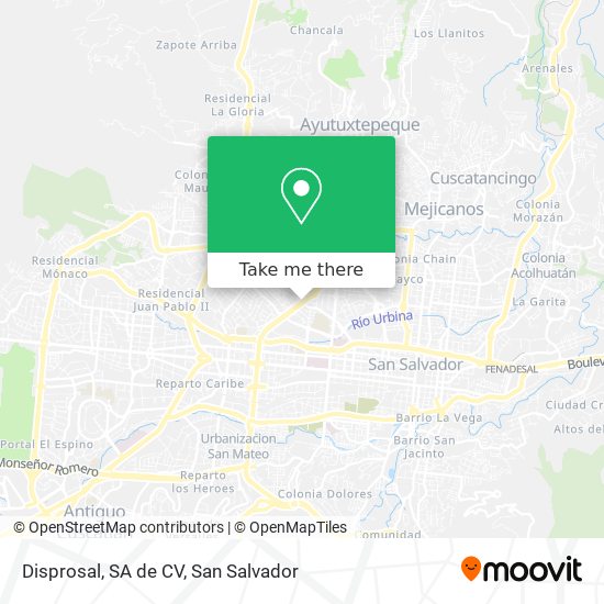 Disprosal, SA de CV map