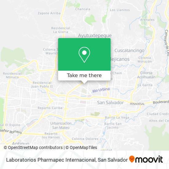 Laboratorios Pharmapec Internacional map