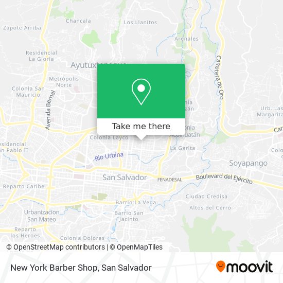 Mapa de New York Barber Shop