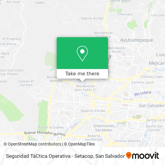 Seguridad TáCtica Operativa - Setacop map