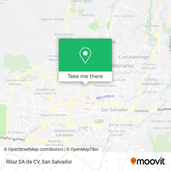 Rilaz SA de CV map