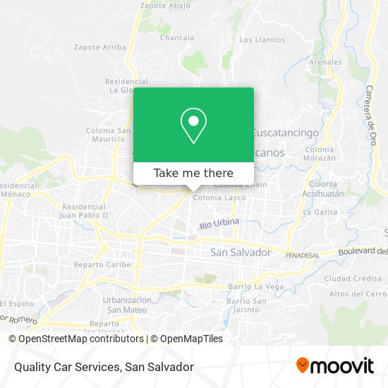 Quality Car Services map