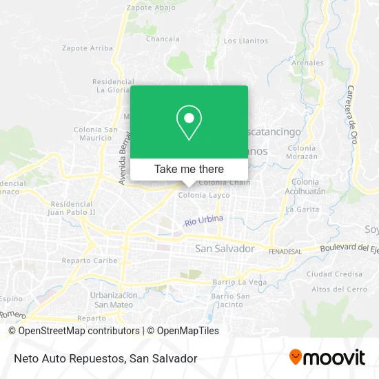 Neto Auto Repuestos map
