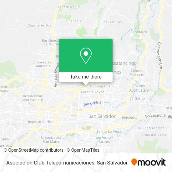 Asociación Club Telecomunicaciones map