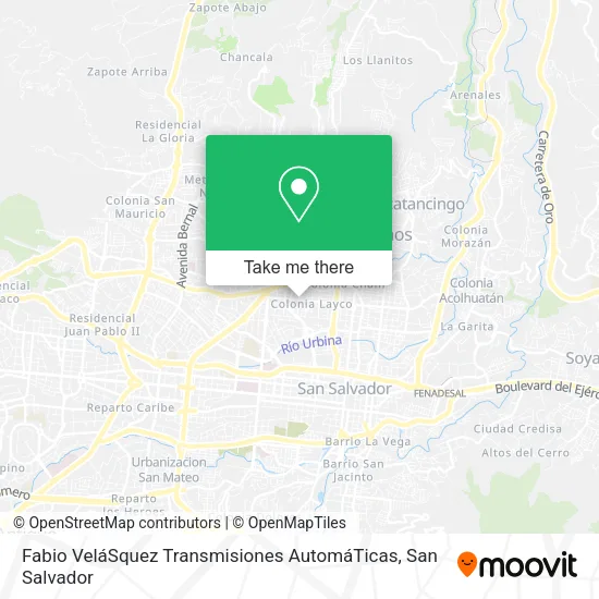 Mapa de Fabio VeláSquez Transmisiones AutomáTicas