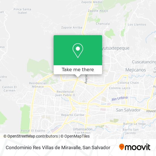 Mapa de Condominio Res Villas de Miravalle