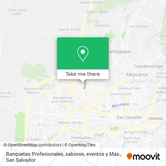 Banquetes Profesionales, sabores, eventos y Más. map