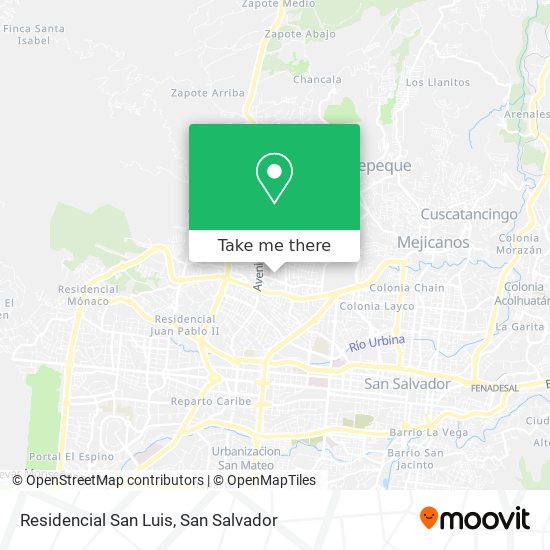 Residencial San Luis map