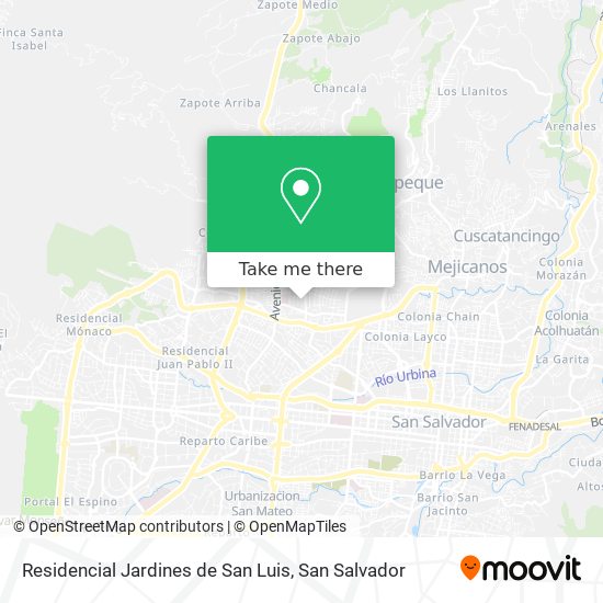 Residencial Jardines de San Luis map