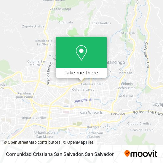 Comunidad Cristiana San Salvador map