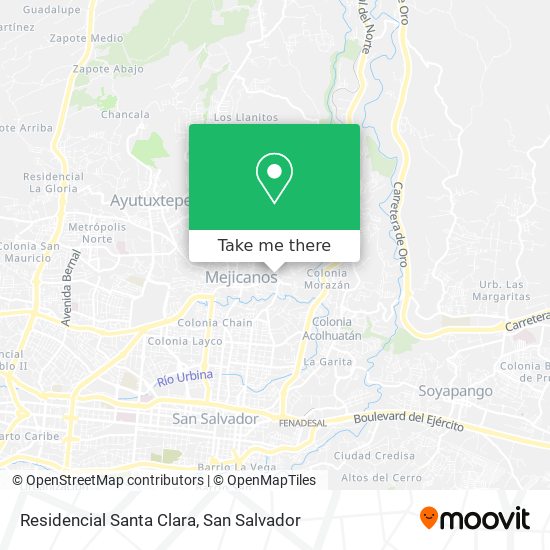 Residencial Santa Clara map