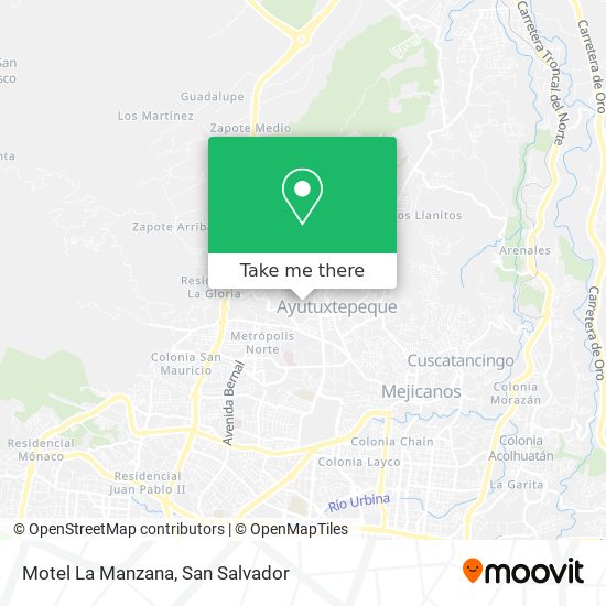 Mapa de Motel La Manzana