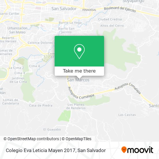 Colegio Eva Leticia Mayen 2017 map