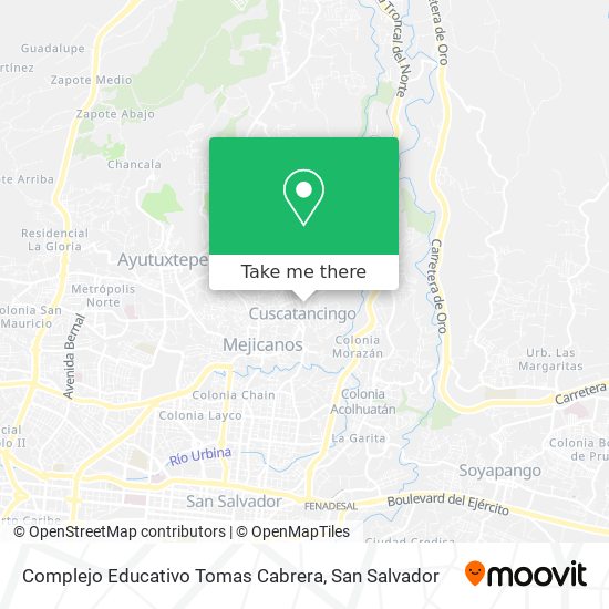 Complejo Educativo Tomas Cabrera map