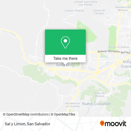 Sal y Limon map