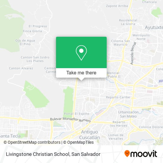 Mapa de Livingstone Christian School