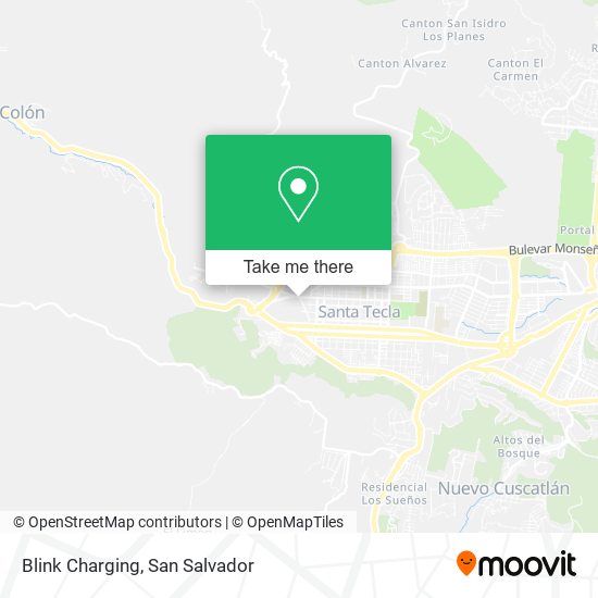 Mapa de Blink Charging