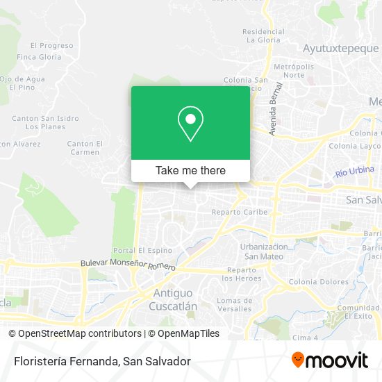 Mapa de Floristería Fernanda