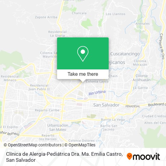 Clínica de Alergia-Pediátrica Dra. Ma. Emilia Castro map