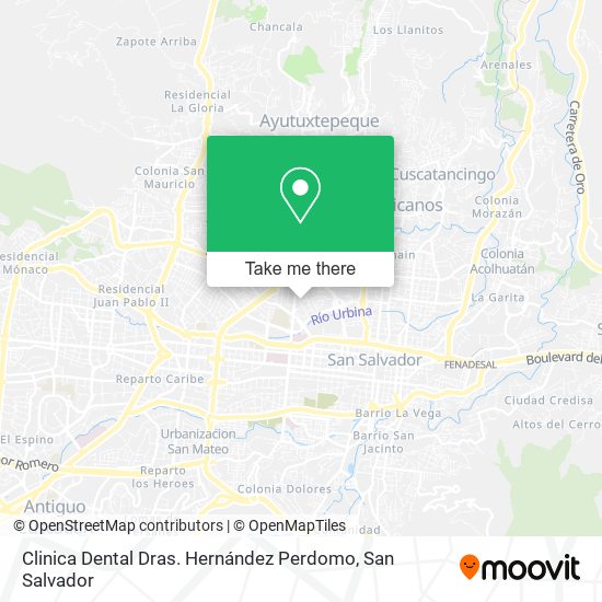 Mapa de Clinica Dental Dras. Hernández Perdomo