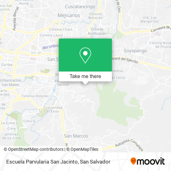 Escuela Parvularia San Jacinto map