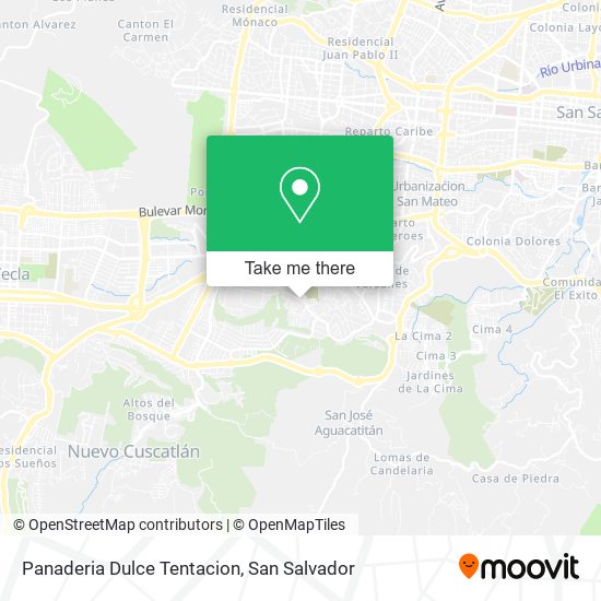 Panaderia Dulce Tentacion map