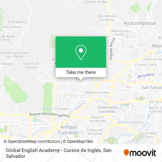 Global English Academy - Cursos de Inglés map